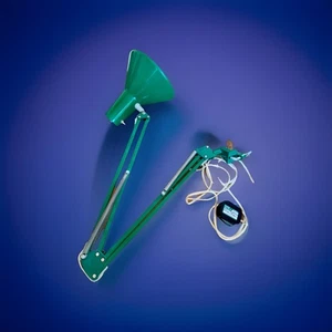 Vintage & Rare HCF Denmark Type 85-4 Green Lamp Folding Anglepoise - Bild 1 von 8