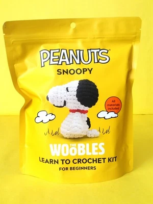 NEW/SEALED) WOOBLES Beginners Crochet Kit SNOOPY