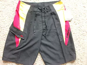 NEW QUIKSILVER BOARD SHORTS MENS 32 SWIM SHORTS STYLE DOGGIE DOOR FREE SHIP - Foto 1 di 10