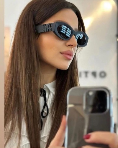 MIU MIU Occhiali da sole donna Miu Miu nuovi 2025 MU 11WS 1BO 5S0 montatura Italia autentici S