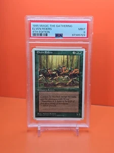 🟢🟢🟢 1995 Magic The Gathering ELVEN RIDERS 4TH EDITION PSA 9 POP 1 🟢🟢🟢 - Picture 1 of 2