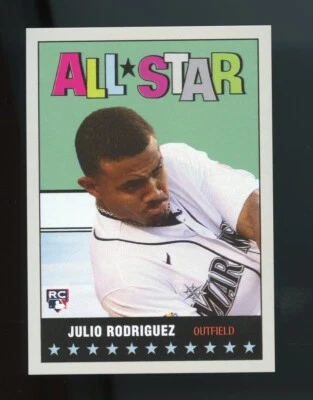 2022 Topps Throwback Thursday TBT Julio Rodriguez #92 Rookie Image Variation SP - Image 1 of 2
