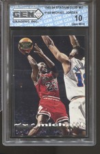 1993-94 Michael Jordan Stadium Club Members Only #169 Gem Mint 10 Chicago Bulls