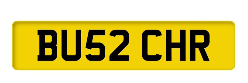 BUTCHER NUMBER PLATE - BU52 CHR - Image 1 of 1