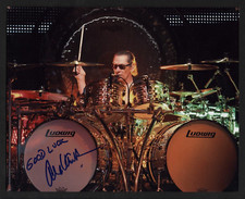 ALEX VAN HALEN Drummer Van Halen Signed Autograph 8 x 10 Photo - JSA not PSA