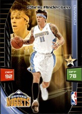 2009-10 Adrenalyn XL Denver Nuggets Basketball Card #7 Chris Andersen
