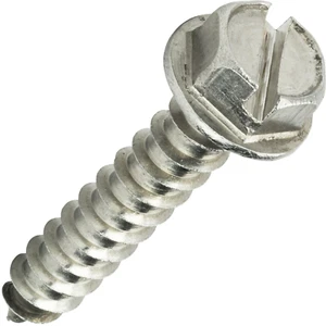 #14 x 3/4" Hex Head Sheet Metal Screws Self Tapping Stainless Steel 18-8 - Picture 1 of 9