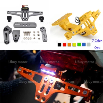 Soporte de matrícula eliminador de guardabarros trasero ordenado para Honda CBR300R CBR250 Foto 1 de 4