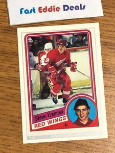 O-PEE-CHEE NHL HOCKEY 1992-93 STEVE YZERMAN ROOKIE REPRINT CARD 17 ANNIVERSARY - Picture 1 of 2