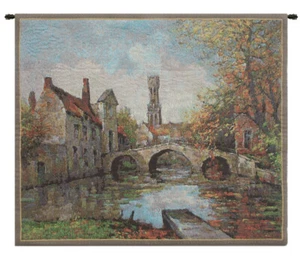 Tapiz belga Lake of Love | Arte de pared tejido jacquard mezcla de algodón y lana - Imagen 1 de 6
