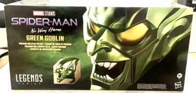 Casco Máscara Duende Verde Spider-Man No Way Home Leyendas de Marvel Juegos con disfraces Foto 1 de 3