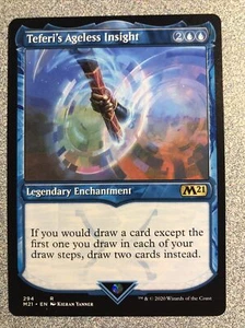 Teferi's Ageless Insight Showcase M21 NM MTG Ships Free!! - Picture 1 of 2