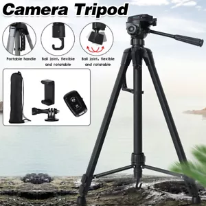 Professional Camera Tripod Stand Mount For DSLR GoPro iPhone Samsung Travel AU - Picture 1 of 12