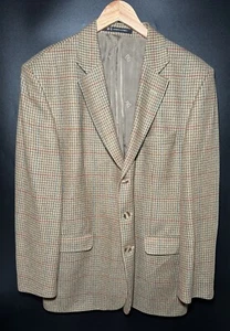 DAKS x Johnston’s Of Elgin 100% Cashmere Blazer Men’s 44R $1795 Made In Scotland - Picture 1 of 16