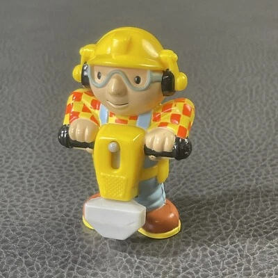 2000 Bob The Builder Jackhammer Экшн-фигурка Игрушка Очки Hardhat Works Винтаж - Изображение 1 из 4