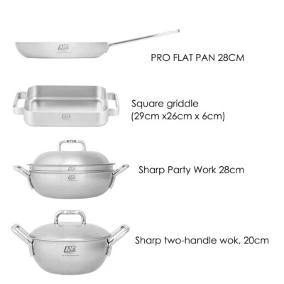 AMT 4-teiliges Kochgeschirrset - Bild 1 von 2