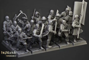 Milizia Sunland, giochi di guerra militari milizia umana imperiale miniatura - Foto 1 di 6