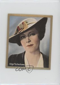 1935 Bunten Filmbilder Tobacco Bulgaria Back Olga Tschechowa #33 0w6