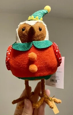 2023 NWT Target Wondershop Featherly Friends Felt Bauble Christmas Bird Elf - Изображение 1 из 4