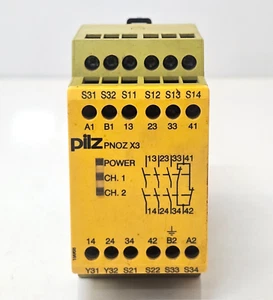 PILZ PNOZX3 SAFETY RELAY 24VDC 774310 - Picture 1 of 7