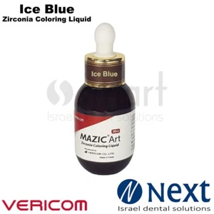 Laboratorio dental no sinterizado tono circonio colorante líquido 30 ml Mazic Art azul hielo - Imagen 1 de 3