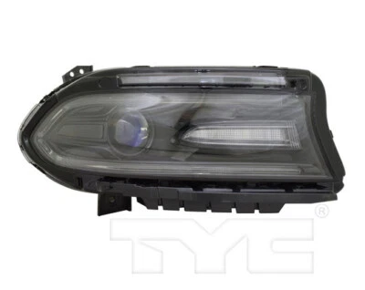 TYC 右侧卤素车头灯 适用于道奇充电器 带 LED DRL 2016 - 2019 年型号 — 第 1/3 张图片