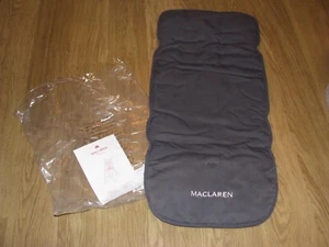 REVESTIMIENTO ASIENTO MACLAREN MAJOR ELITE EN ROJO GRIS, NUEVO - Imagen 1 de 3