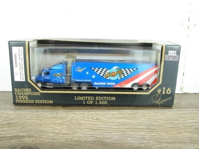 Racing Champions 1995 Team Transporter #16 1:64 scale Ted Musgrave Rough Racing - Image 1 of 4