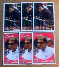 JOE GECK Birmingham Barons Grandstand 2008 2009 6 ct lot EX/NM PWESHIP