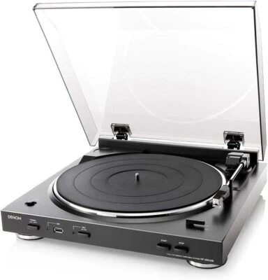 DENON DP-200USBK Analog record player with phono equalizer cartridge included - Image 1 of 2