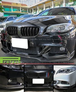 E Style Carbon Fiber Front Bumper Lip Fits 2011+ BMW 528i 535i 550i M sports - Bild 1 von 2