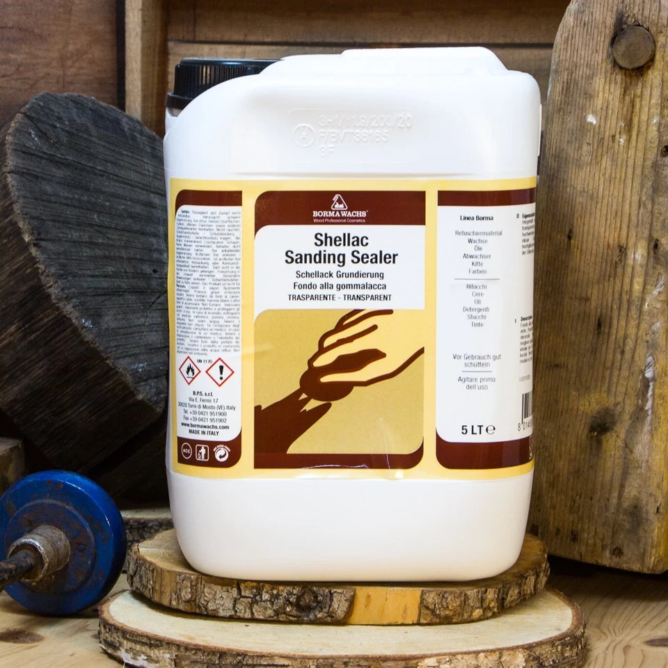 Schellack Grundierung Schleifgrund Voranstrich - Transparent - 5L - Bild 1 von 1