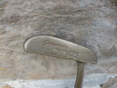RH John Letters of Scotland Goosander Master Model Putter Leather Grip 35" - Image 1 of 4