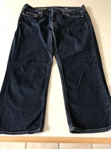 J. Crew Matchstick Capri Jeans Gr. 30 Low Rise Cropped Deep Indigo Wash 99% Baumwolle - Bild 1 von 3