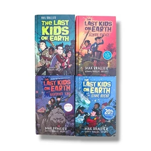 The Last Kids on Earth Set Lot of 4 Hardcover Max Brallier Vol 1-4 Very Good  - Picture 1 of 8