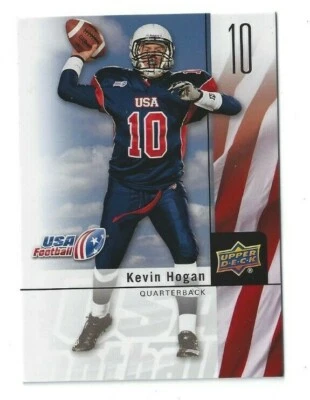 2012 Kevin Hogan Upper Deck USA Football #9 Chiefs Stanford - Image 1 of 2