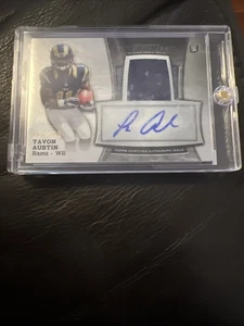 2013 Bowman Sterling Football Tavon Austin Rookie Patch Auto 53/130 Rams - Picture 1 of 3