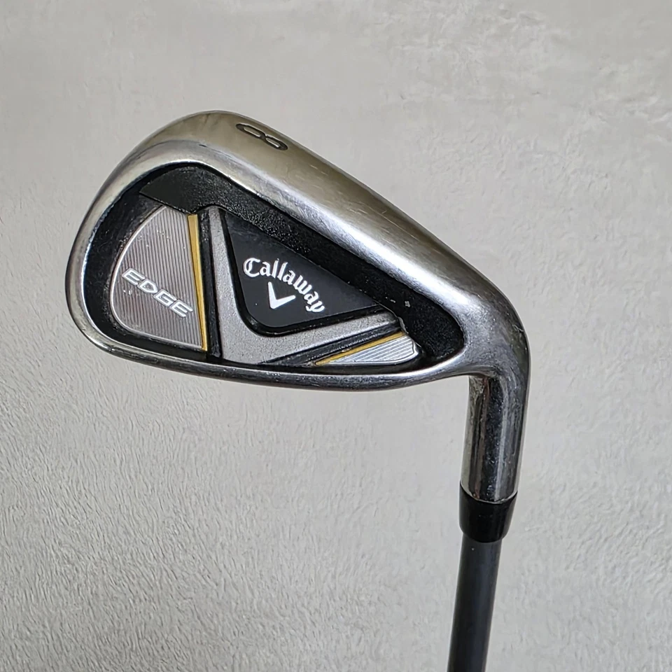 Club de Golf Callaway Edge 8 Hierro Para Hombre Diestro Varilla Grafito 75g Flexible Regular Foto 1 de 4
