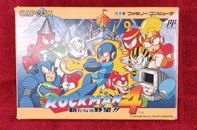 CAPCOM CAP-4V Rockman 4 New Ambition Famicom