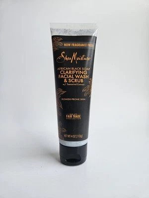 Clarifying Facial Wash & Scrub With Tamarind Extract African Black Soap - Image 1 of 2