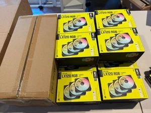 CORSAIR iCUE LINK LX120 RGB 120mm Fan 3 Pack (CO-9051026-WW)... FREE S&H! - Photo 1/2