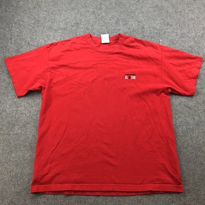 Vintage Converse Shirt Mens XL Red All Star Chuck Taylor Made USA Tee 90s - Image 1 of 4
