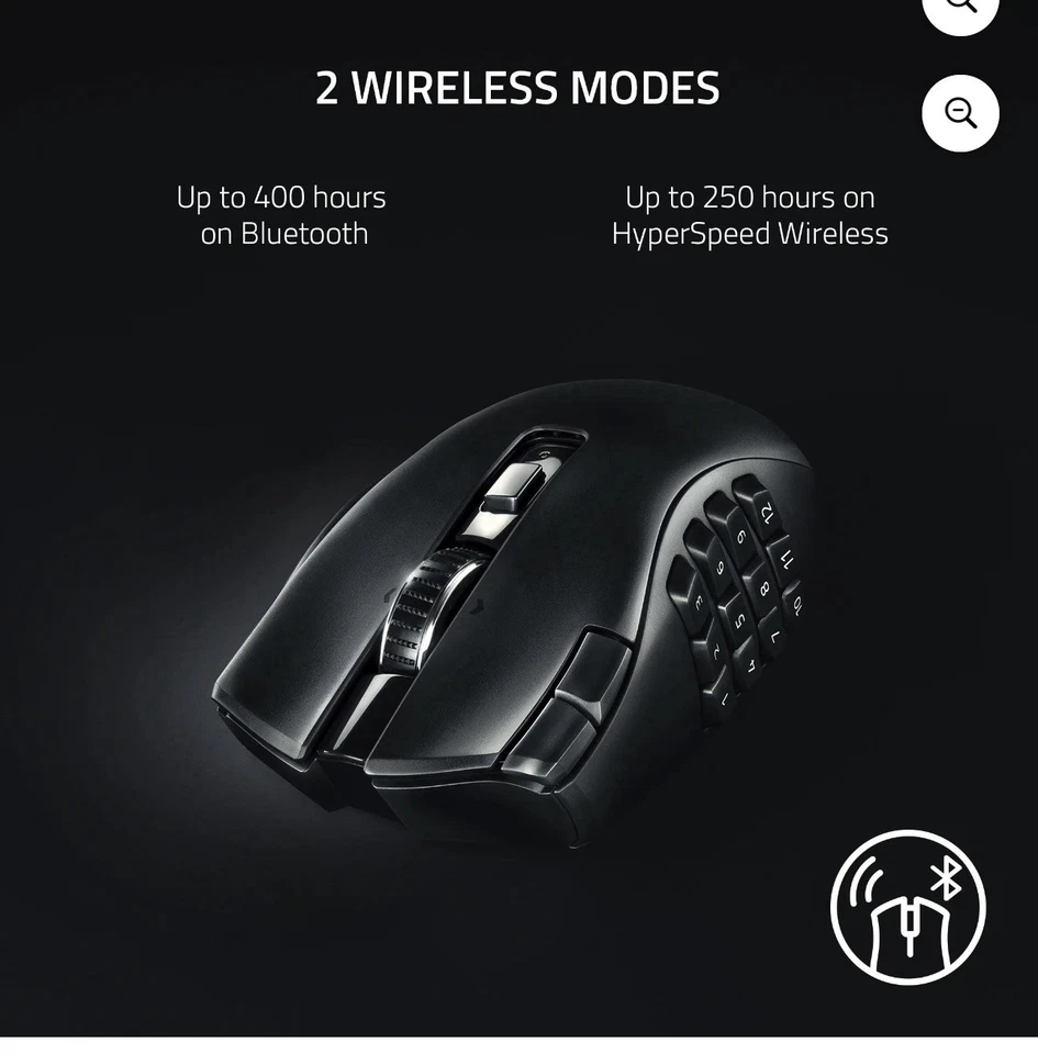 Razer Naga V2 HyperSpeed Wireless Gaming Mouse RZ01-03600100-R3U1 | Open