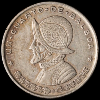 Panama - 1/4 Balboa - 1961 - Silver .900 - Image 1 of 3