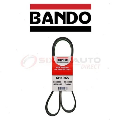 Bando Water Pump Serpentine Belt for 2012-2014 Porsche Panamera 3.0L V6 - mt Foto 1 de 4