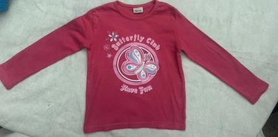 Cherokee Girls Pink Top Age 4-5 Yrs Long Sleeve - Image 1 of 4