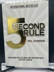 The 5 Second Rule Mel Robbins Confidence Productivity Courage Self Improvement - Imagen 1 de 4