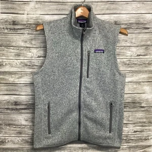 Patagonia Better Sweater Vest Mens Small Gray Fleece Stonewash Outerwear - Picture 1 of 9