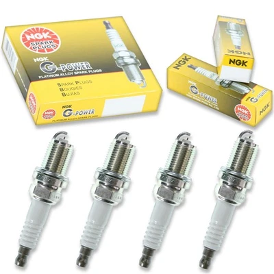 4 pc NGK G-Power Spark Plugs for 2002-2017 Mitsubishi Lancer 2.0L 2.4L L4 bv - Image 1 of 4