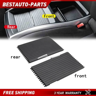 NEW Rear+Front Center Console Roller Blind Cover For 2007-2014 BMW X5 X6 E70 E71 Foto 1 de 4